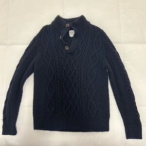 Gap Kids  navy blue cotton/poli sweater. Medium (8-9) Great condition.